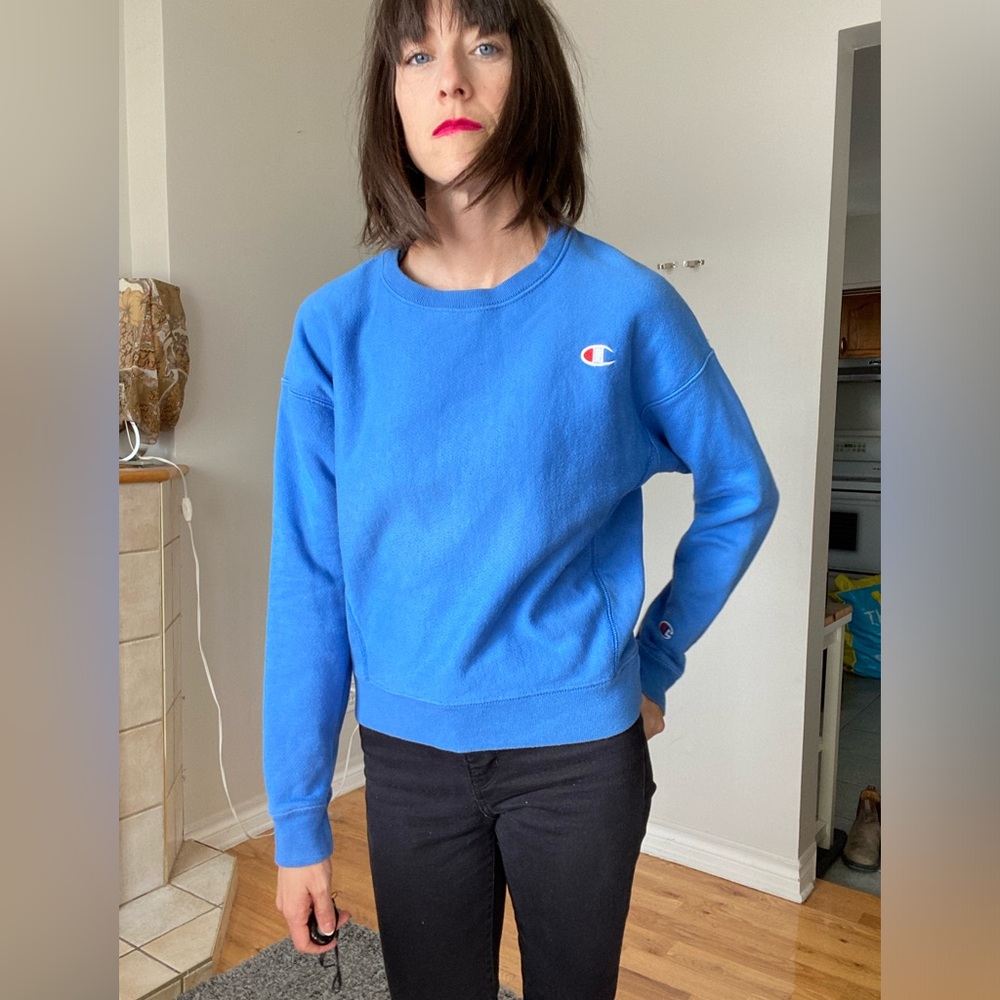 Retro Champion Crew Neck Sweatshirt - Picture 6 of 13